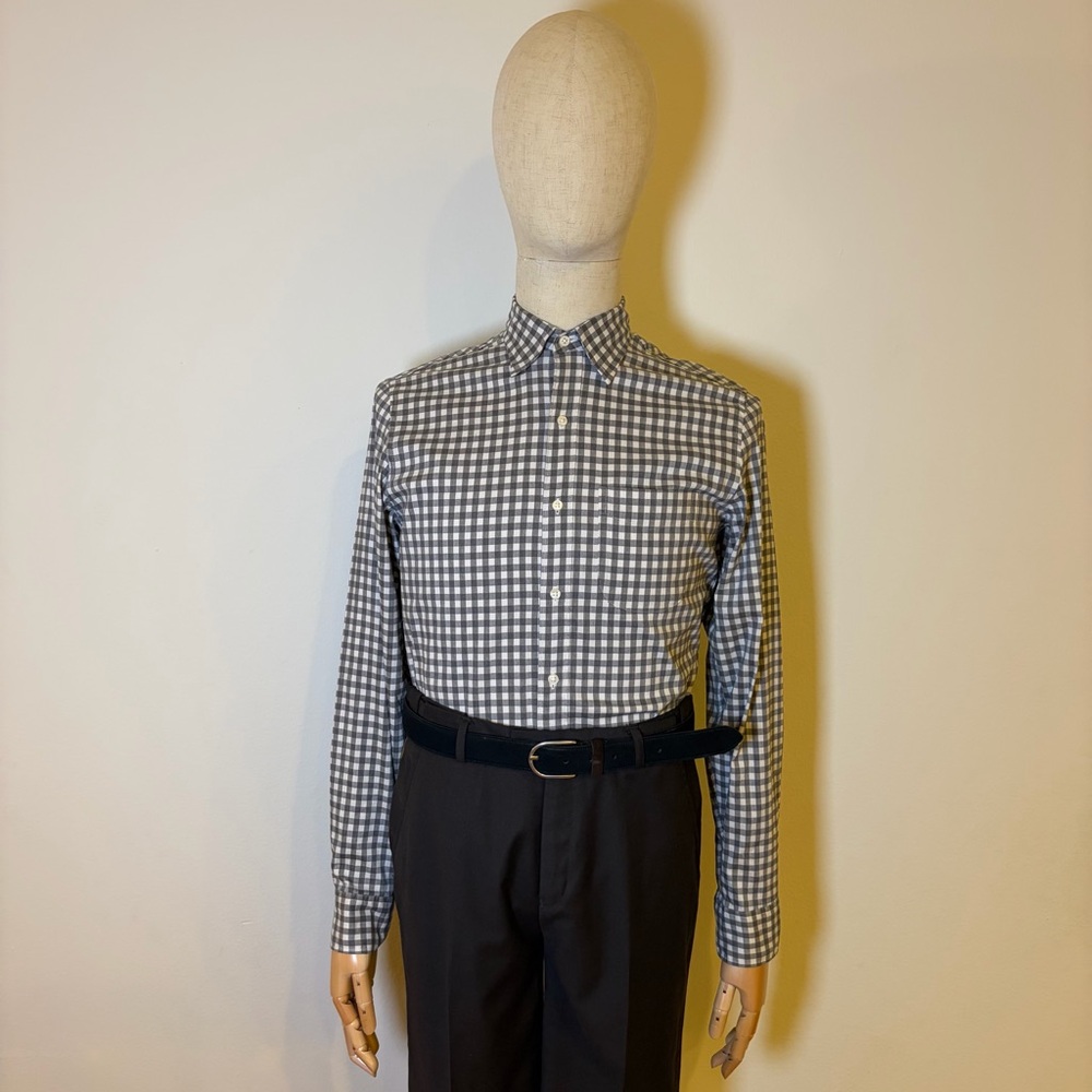 J. Crew Performance Stretch Gingham Button Down Shirt - Small